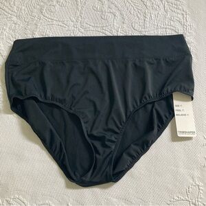 NWT Trimshaper bikini bottoms plus size 24W black